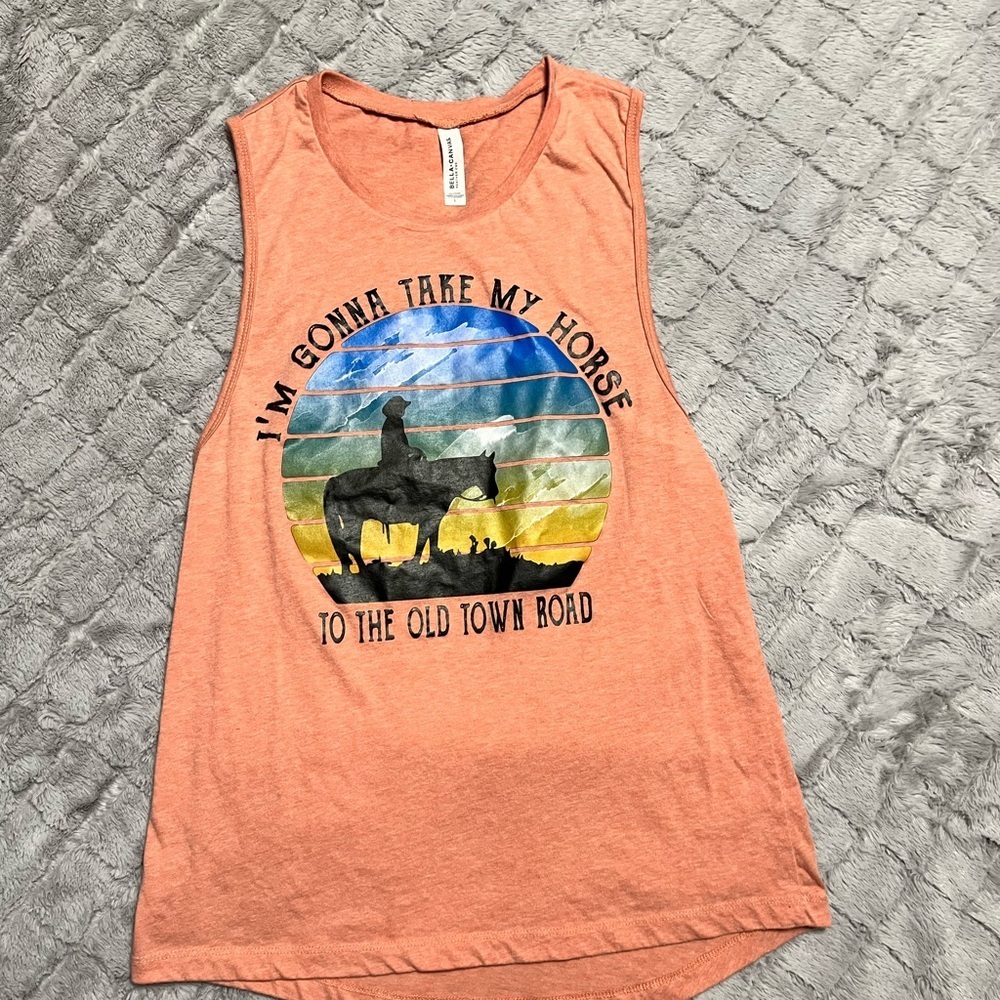 Bella+Canvas Heather CVC tank top